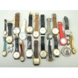 A quantity of 1960's wristwatches, some