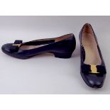 A pair of Salvatore Ferragamo Vara pumps