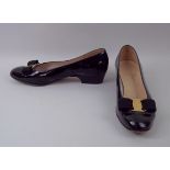 A pair of Salvatore Ferragamo Vara black