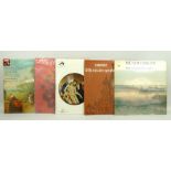 A collection of vinyl records, predominantly classical, including Mendelssohn Piano 'Concertos Nos