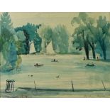 Graham Murray (British, 20th century): Regents Park, watercolour, signed lower right, dated '37,