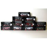 A quantity of Brumm scale models, comprising; a Porsche 917K, 1970, R337, a Mercedes W196C, 1954,