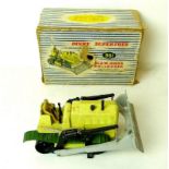 A Dinky Blaw-Knox Bulldozer, no 961, boxed, fire engine 955, Turntable Fire Escape fire engine 956,