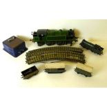 A Hornby LNER no.1784 Tank Locomotive in green, clockwork, together with a Hornby Dublo GWR no 6699