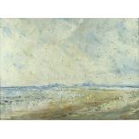 R. M. Robothom: 'Norfolk Coast near Holme', impasto oil on board, signed lower left, 45 by 59cm.