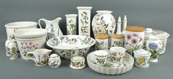 A quantity of Portmeirion Pottery decorated in the 'Botanic Garden' pattern, comprising; water jug, - Image 2 of 2