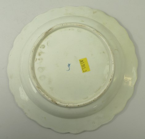 A Flight, Barr & Barr porcelain pen tray, reserve painted with 'Lough Water Castle, - Image 5 of 5