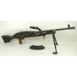 A Bren light machine gun, MK II Inglis, complete with deactivation certificate.