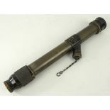 A W Ottway WWI gun sight, Power 3 telescope 1918, boxed with filters, 31.5cm long.