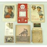 A quantity of Third Reich propaganda ephemera, post war German travel tickets,