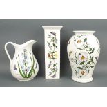 A quantity of Portmeirion Pottery decorated in the 'Botanic Garden' pattern, comprising; water jug,