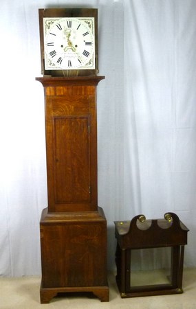 An early 19th century oak longcase clock, circa 1820, - Image 8 of 10