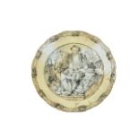 A rare Chinese export plate, Qianlong, p