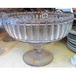 A quantity of Victorian cut glass wares,