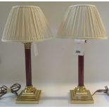 A pair of Christopher Wray table lamps,