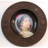 A German porcelain plate, 20th century,