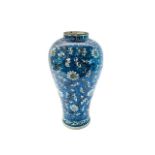 A tall and unusual Chinese porcelain vas