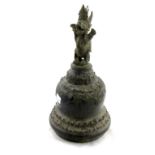 A large Javanese bronze temple bell, 13t