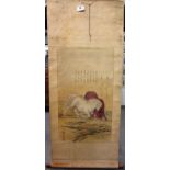 Two Chinese scroll paintings, 19th/20th