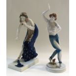 Two Rosenthal porcelain figures, Art Dec