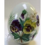 A large Russian porcelain Easter egg, pr