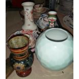 A quantity of mixed ceramics including S