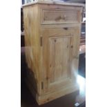 A 20th century pine pot cupboard.