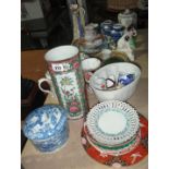 A quantity of ceramics, including an Ori