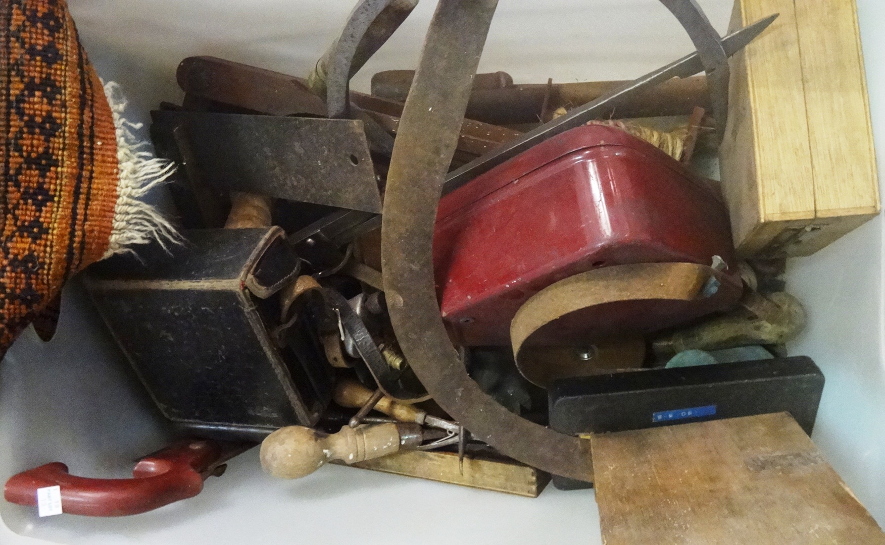 A quantity of tools and collectables, in