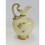 A Royal Worcester ewer by Edward Raby, c