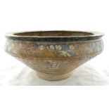 A Sultanabad pottery bowl, Persia, late