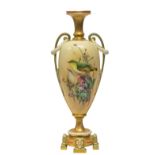 A Royal Worcester two-handled vase by Ch