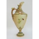 A Royal Worcester ewer, circa 1903, set