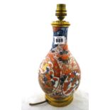 A Japanese Imari bottle vase, Meiji peri