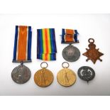 The 1914 Star to 10589 PTE W.R.STEMP. C.GDS:, The 1914-18 British War Medal and The 1914-19 Victory