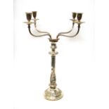 An Old Sheffield plate candelabrum base, circa 1820, marks for Matthew Boulton,