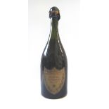 A bottle of Cuvee Dom Perignon champagne 1964.