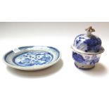 A group of European and Oriental blue and white ceramics, late 18th/19th century,