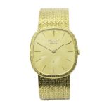 A gentleman's 18ct gold Chopard bracelet wristwatch,