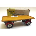 A Shackleton model 8 ton Dyson trailer, yellow and red livery (partial box).