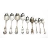 Silver table flatware,