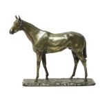 After Ary Bitter (1883-1960) a French bronze model of a horse,