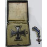 A Second World War period Iron Cross First Class, with the original case, detailed 8.5.