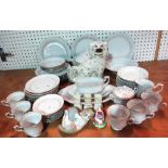 A quantity of ceramics, including a Chodziez white glaze dinner and tea service,