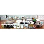 A quantity of ceramics, including Doulton dinner wares,