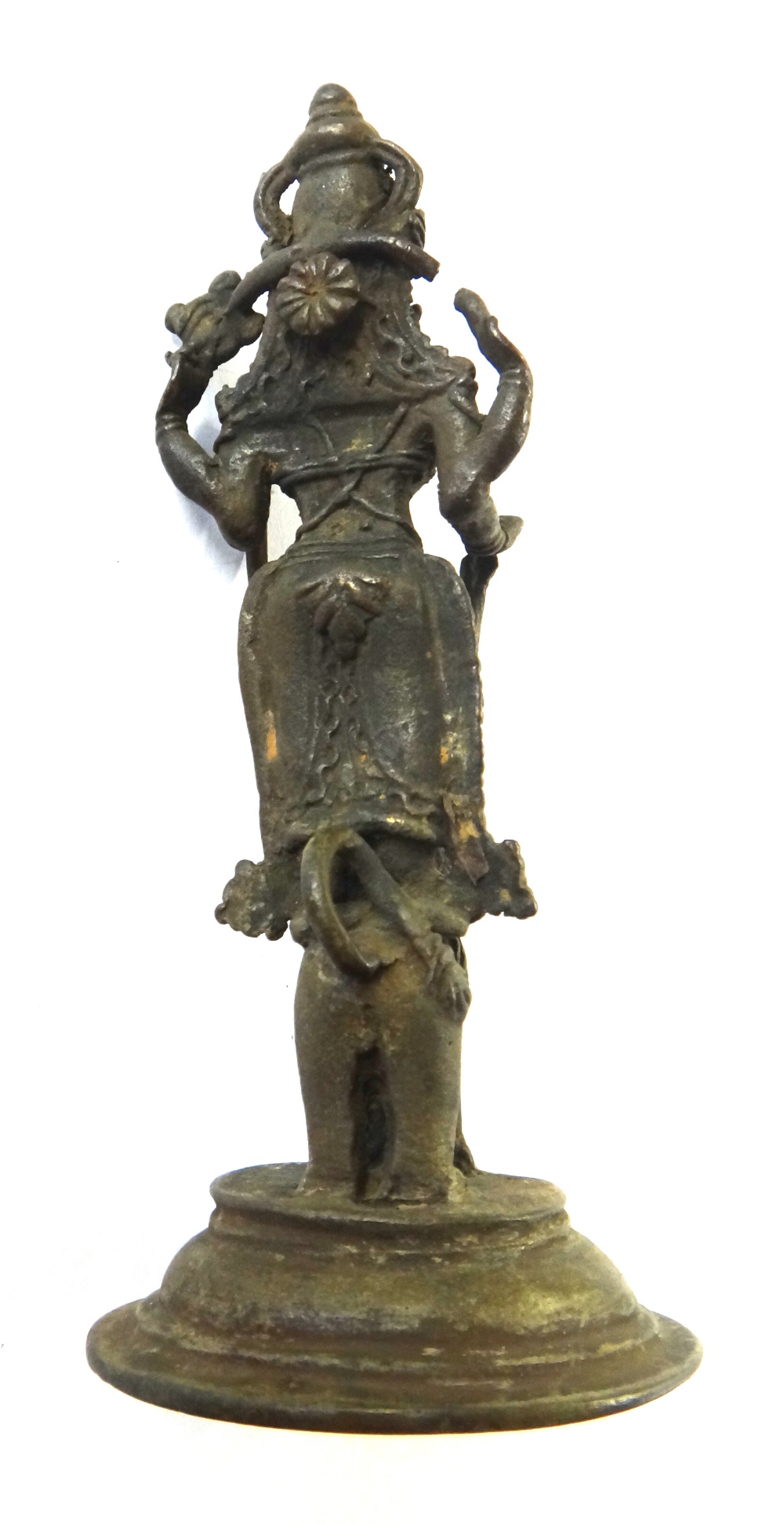 A Kerala bronze figure of Durga, South India, 19th century, - Image 7 of 10