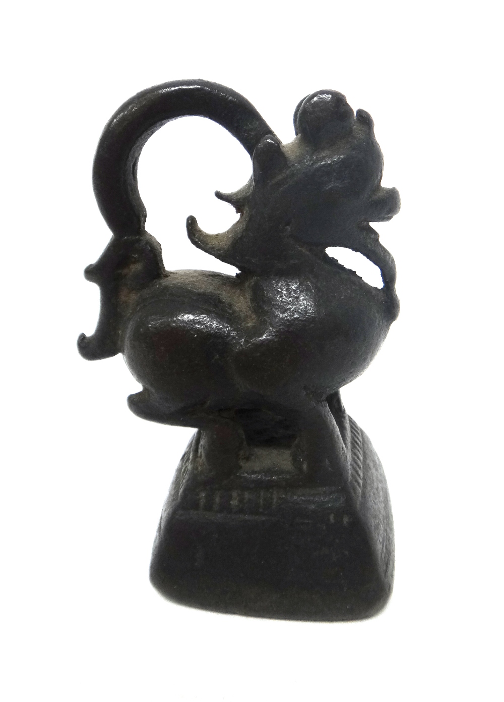 A group of four Burmese bronze duck and animal opium weights, 19th century, largest 12cm. - Image 17 of 25