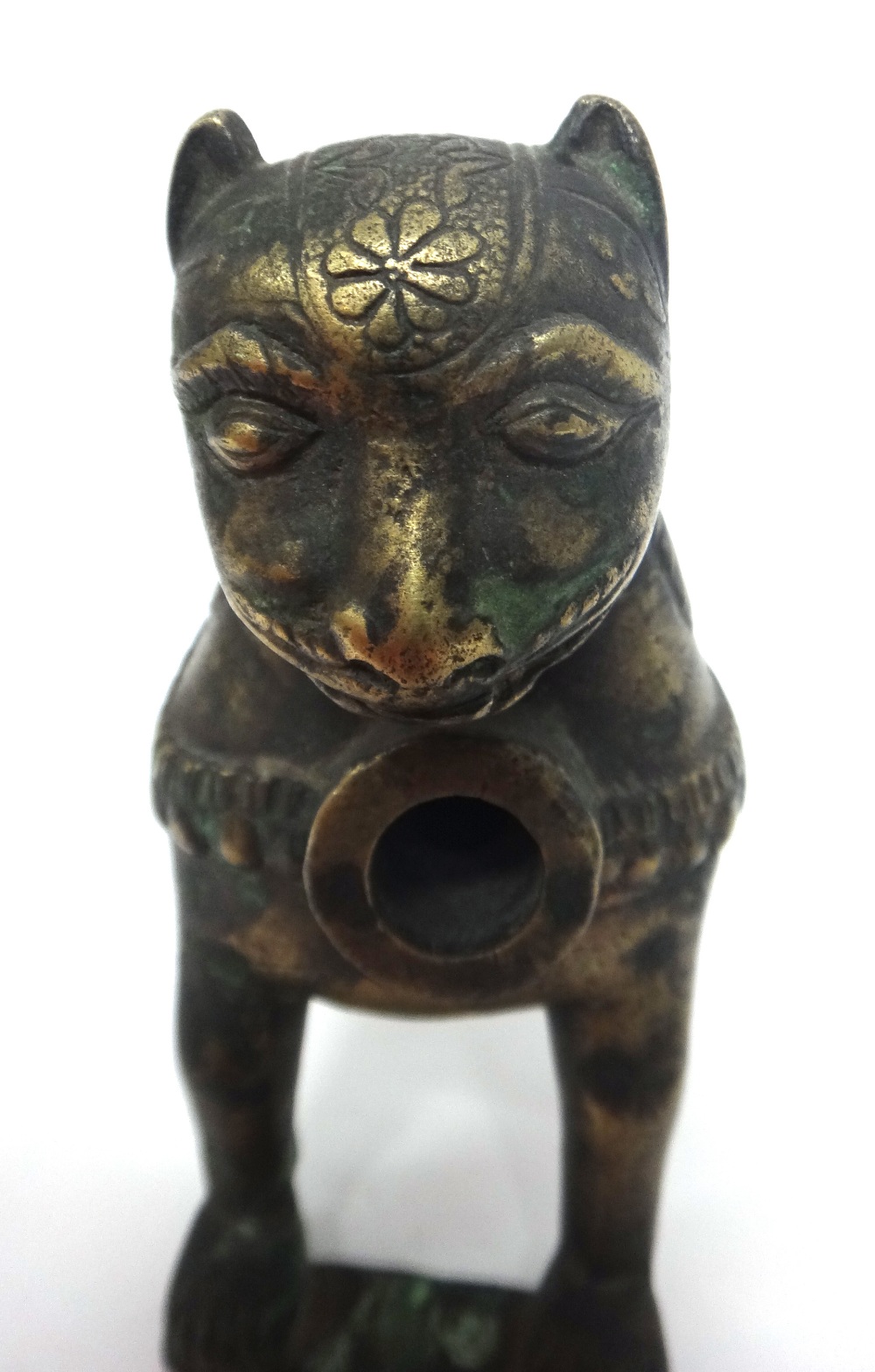 A group of four Burmese bronze duck and animal opium weights, 19th century, largest 12cm. - Image 5 of 25