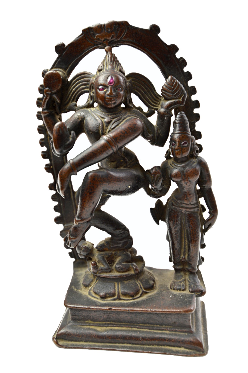 A bronze figure of Siva Nataraja, Southern India, probably 18th century,