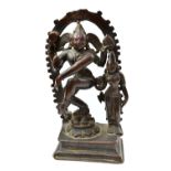 A bronze figure of Siva Nataraja, Southern India, probably 18th century,